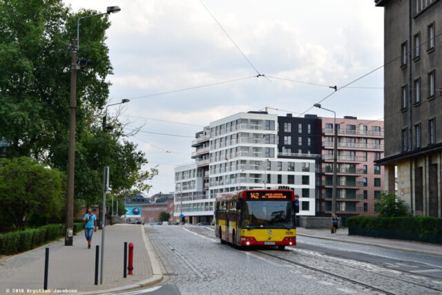 Volvo 7700 #7035| Miejskie Przedsiębiorstwo Komunikacyjne Sp. z o. o. - Wrocław| Data: 23 sierpnia 20018|Miejsce: Wrocław, ul. Pomorska| Autor: Krystian Jacobson