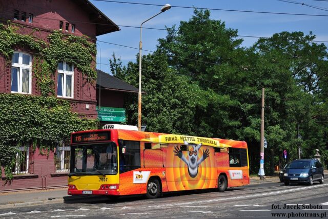 volvo 7000 #7007| Miejskie Przedsiębiorstwo Komunikacyjne Sp. z o. o. - Wrocław| Data: 28 lipca 2012| Miejsce: Wrocław, ul. Mickiewicza| Autor: Jacek Sobota