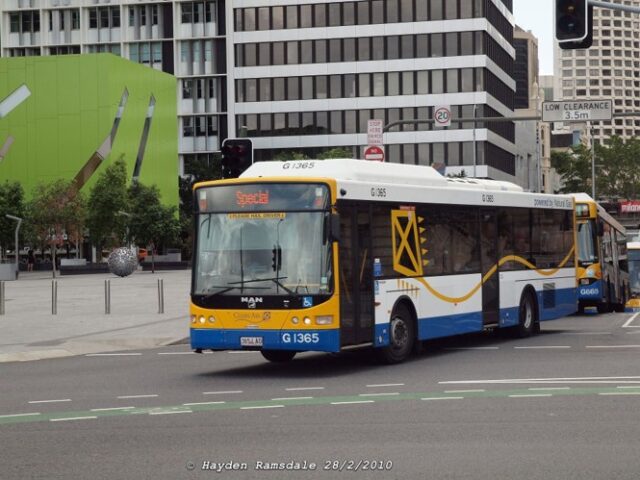 Volgren CR228L (MAN 18.310 CNG) #G1365| Operator: Translink Brosbane (Australia)| Data: 28 lutego 2010 r.| Autor: Hayden Ramsdale|